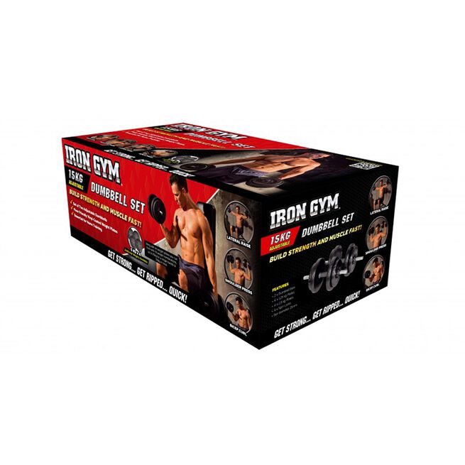 Iron Gym Justerbart Manualsett 15 kg