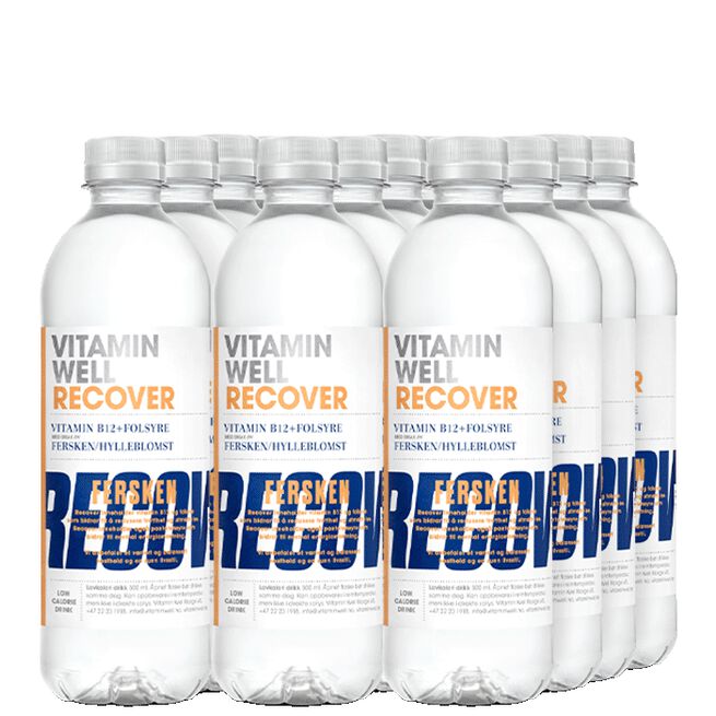 12 x Vitamin Well, 500ml, Norge Recover
