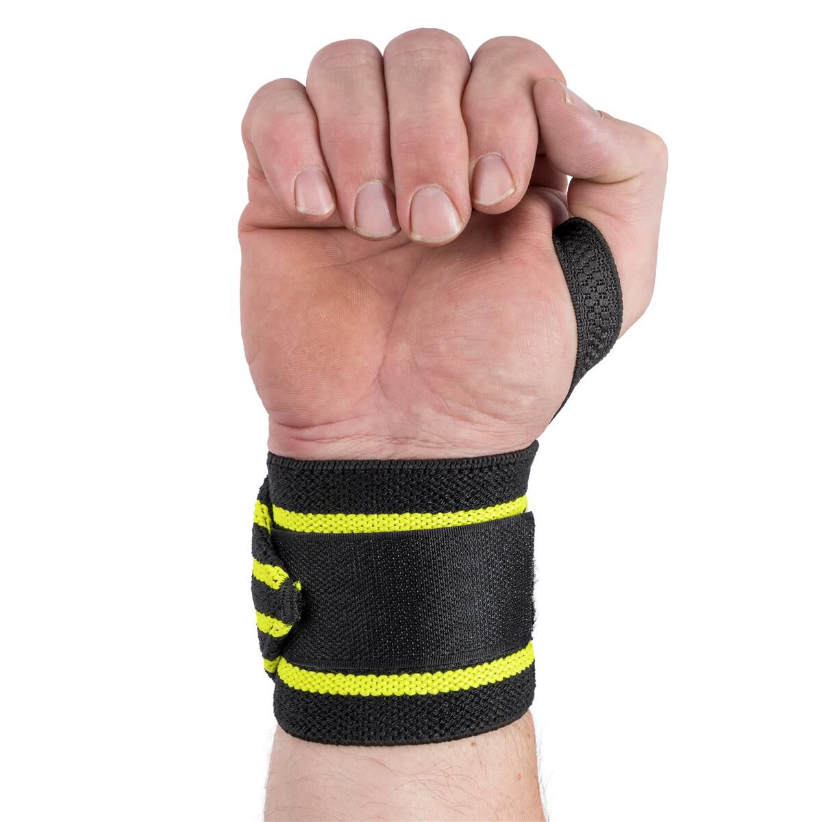 H&aring;ndleddslindringer 30 cm Svartgul  