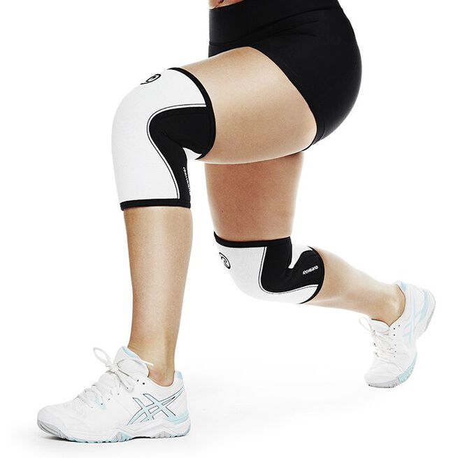 RX Knestøtte 5mm Hvit/Svart