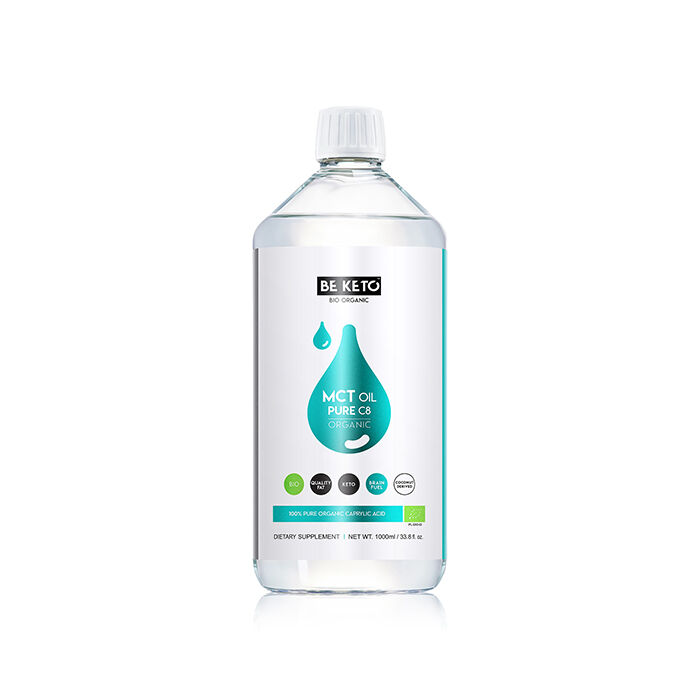 KETO Organic MCT Oil Liquid C8 1000 ml