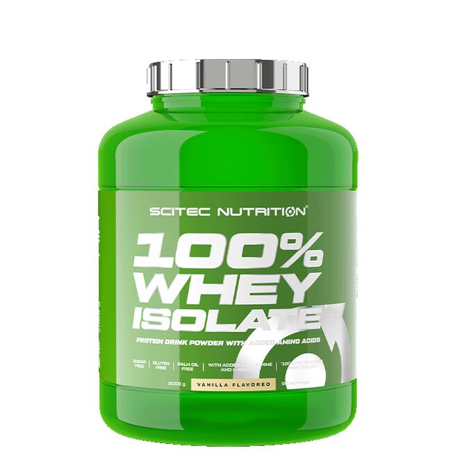 100% Whey Isolate Myseproteinisolat 2000 g Vanilla