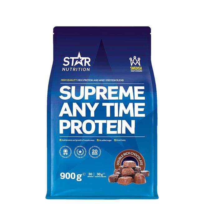 Supreme Any Time Myseprotein 900 g Double Chocolate