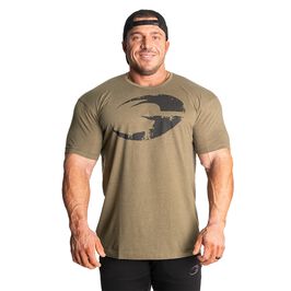 Cadet Tee, Army Green Melange, S  Cadet Tee, Army Green Melange