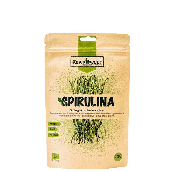 Økologisk Spirulinapulver 200 g