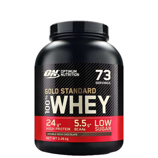 100% Whey Gold Standard Myseprotein 2273 g Double Rich Chocolate