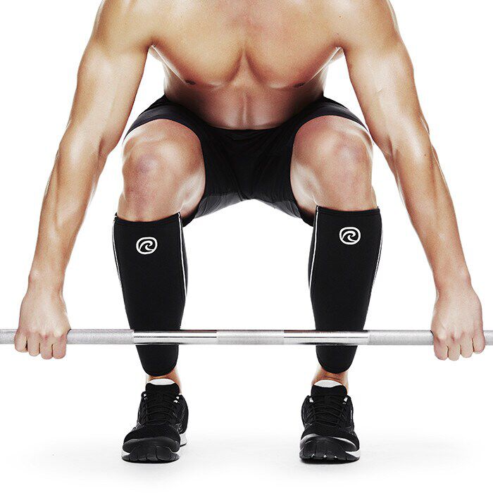 Shin/Calf Kompresjonsstr&oslash;mpe 5 mm Svart