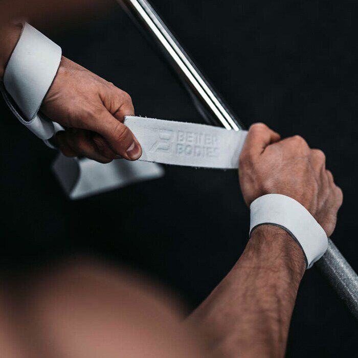 Lifting Straps L&aelig;r Gr&aring;