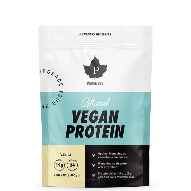 Athletics Optimal Eko Vegansk Protein 600 g Vanilje Vanilj