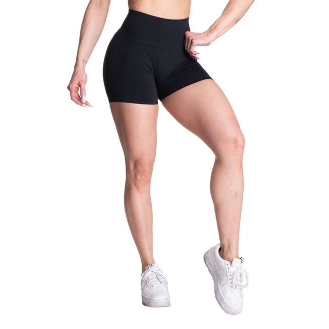 Scrunch Shorts, Black
