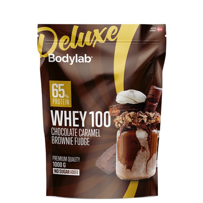 Bodylab, Whey100 Deluxe, 1000 g, Chocolate Caramel Brownie Fudge