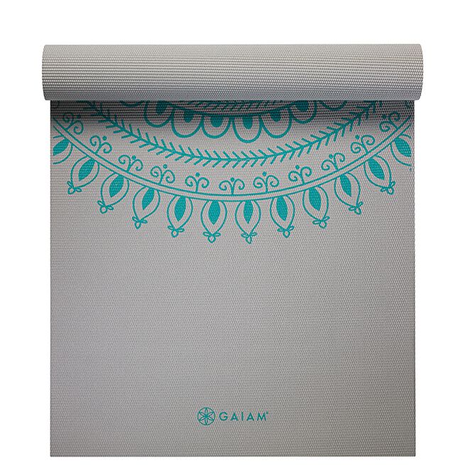 Yogamatte 6mm Ekstra Lang/Bred Teal Marrakesh