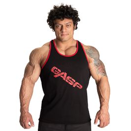 Vintage T-back, Black/Red, S  Vintage T-Back Linne Svart/Rød