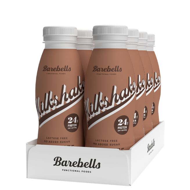 8 x Protein Milkshake, 330 ml, Sjokolade 