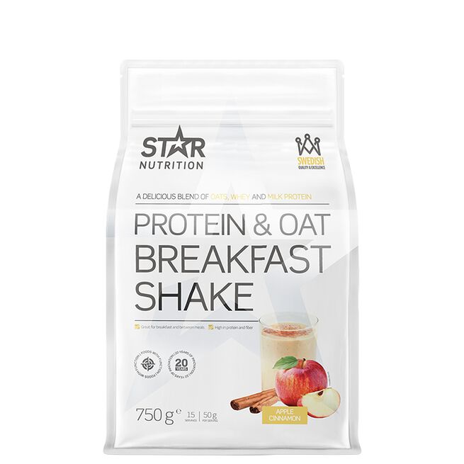 Protein & Havre Måltidserstatning Shake 750 g Apple/Cinnamon