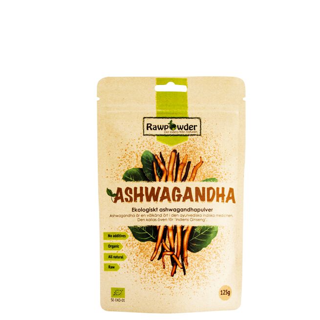 Økologisk Ashwagandhapulver 125 g