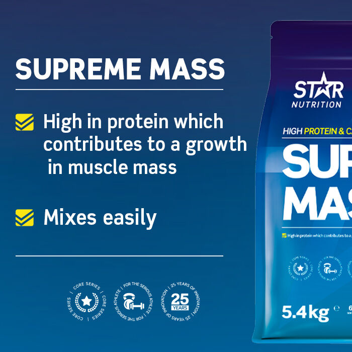 Supreme Mass Gainer 5400 g jordgubb