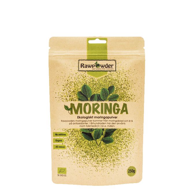 Økologisk Moringapulver 250 g