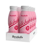 8 x Protein Milkshake, 330 ml, Jordbær 