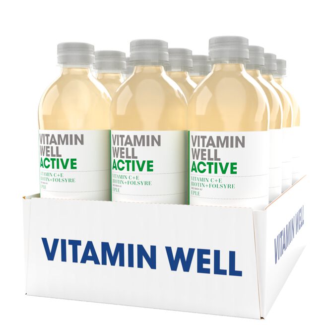 12 x Vitamin Well, 500ml, Norge Active