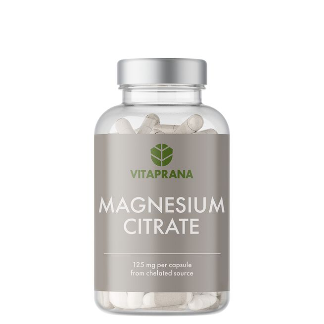 Magnesiumsitrat 125 mg 100 kapsler