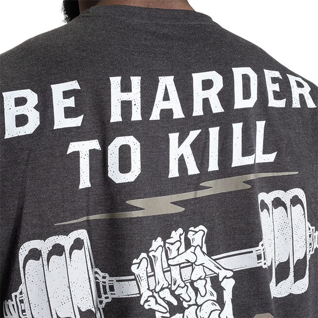 Harder To Kill Iron Tee Dark Grey Melange
