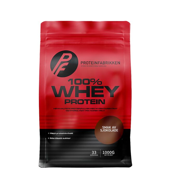 Whey 100% 1 kg Sjokolade