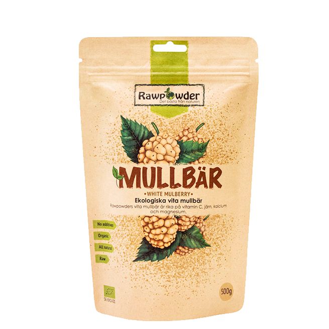 Økologisk Hvite Morbær 500 g