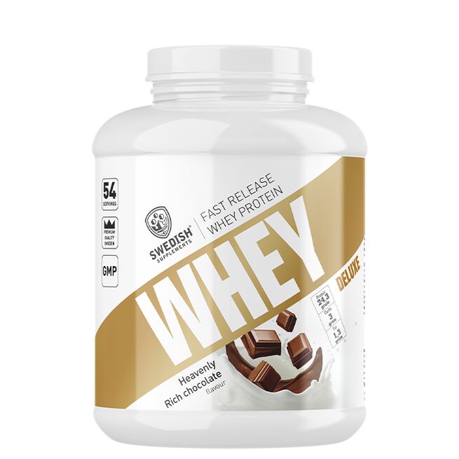 Whey Deluxe Myseprotein 1800 g Rich Chocolate