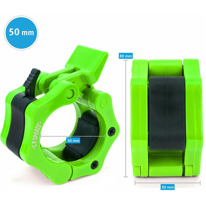 Jaw Lock låsklemmer 50 mm Grønn