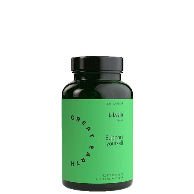 L-Lysin 500 mg Aminosyrer 120 kapsler