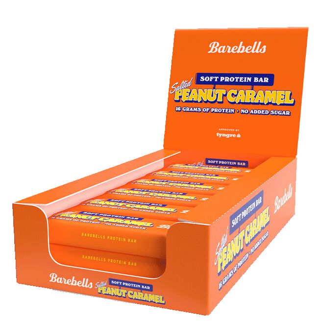 12 x Barebells Proteinbar 55 g Soft Salted Peanut Caramel