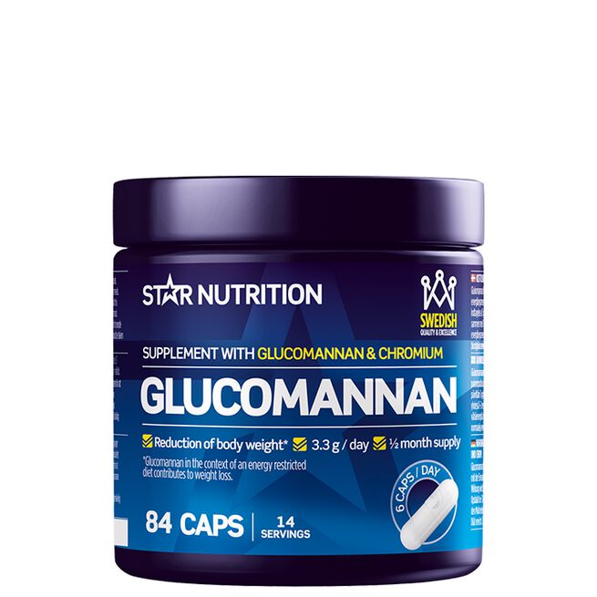 Glucomannan Fettforbrenner 84 kapsler