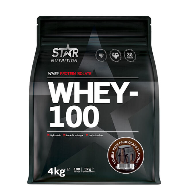 Whey-100 Myseprotein 4 kg Choklad