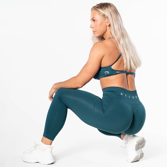 Relode Prime Scrunch Tights, Teal