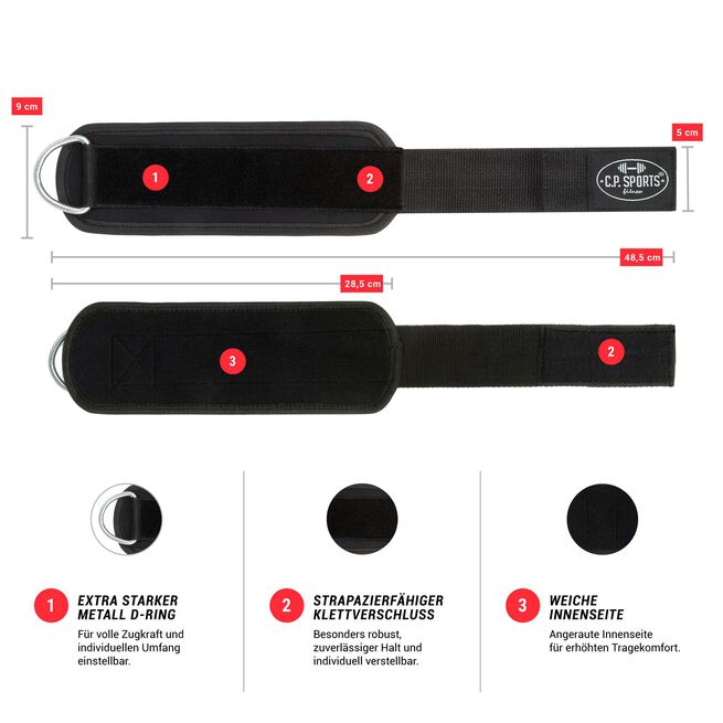 Premium Fotremmer par Svart