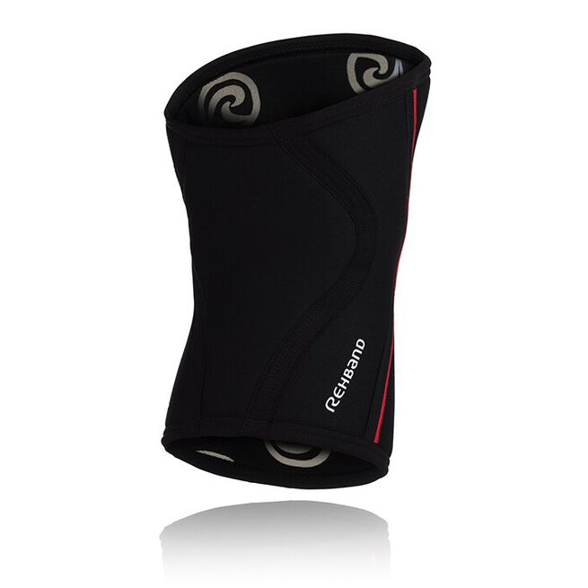 RX Knestøtte 7mm Svart/Rød
