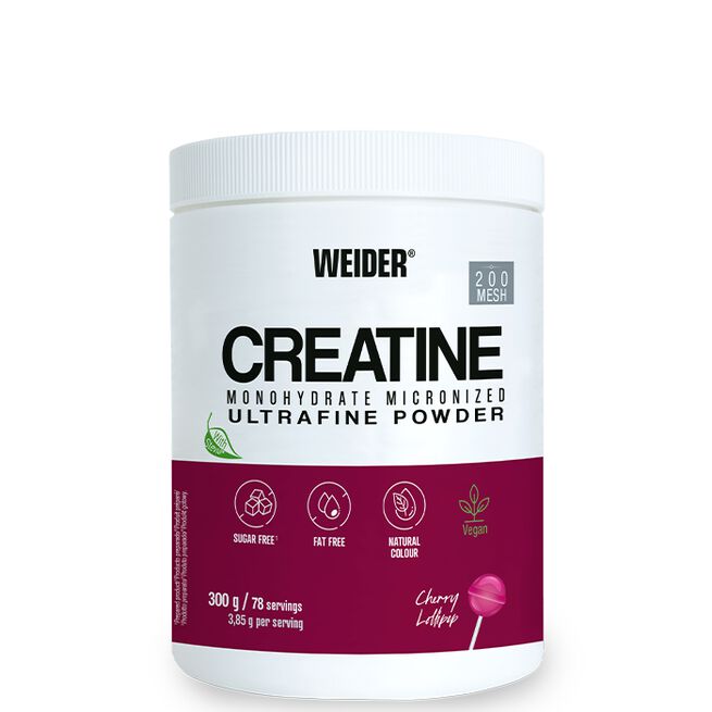 Creatine 200 Mesh Kreatin Monohydrat 300 g Cherry Lollypop