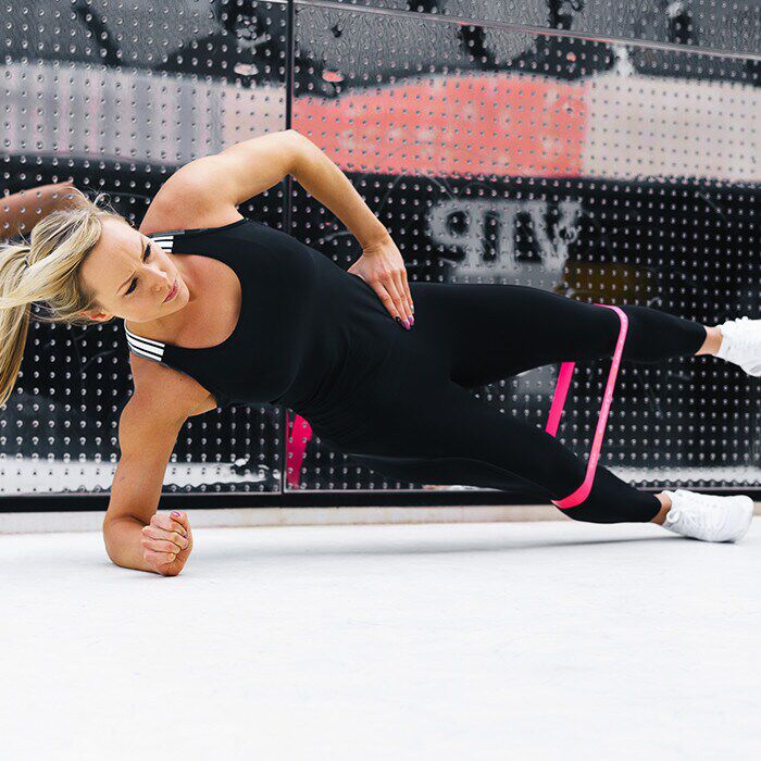 Booty Builder Minibands Rosa 4-Pakk