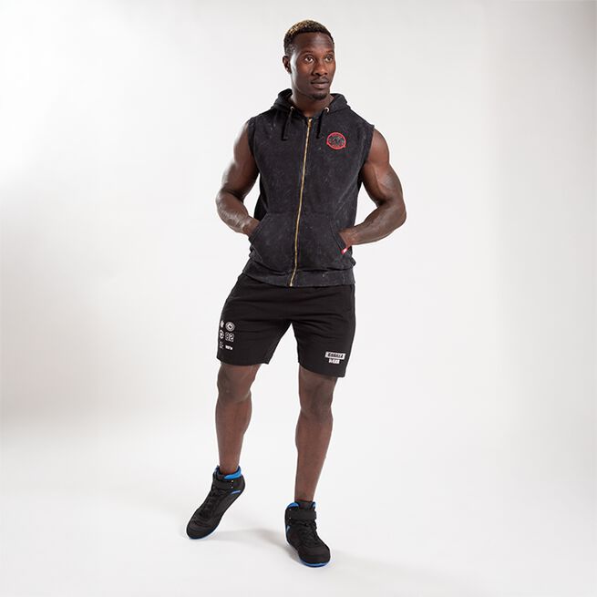 Silverdale Ermeless Hoodie Svart
