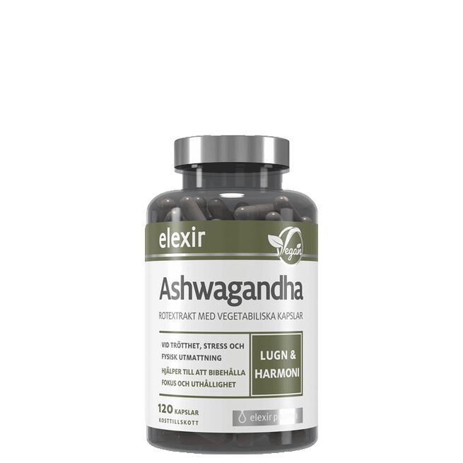 Ashwagandha 120 kapsler