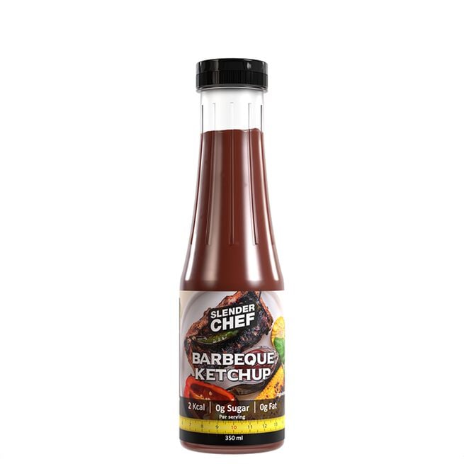 Slender Chef Lavkalorisaus 350 ml BBQ Ketchup