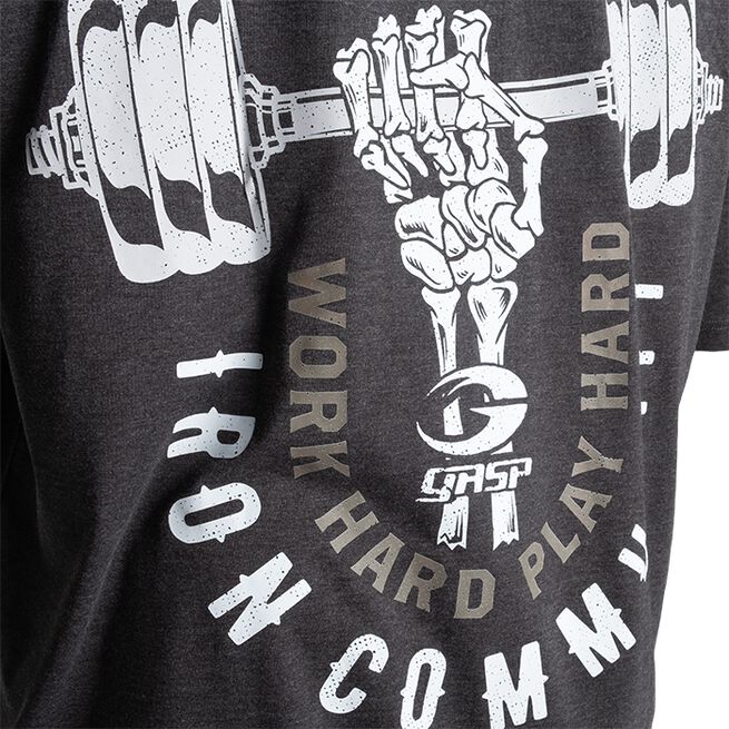 Harder To Kill Iron Tee Dark Grey Melange