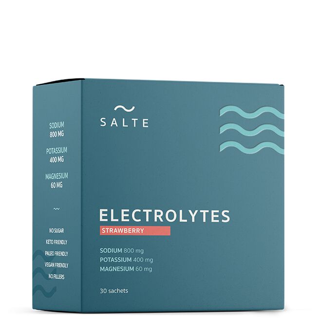 Salte Elektrolytter Jordbær 30-pakning