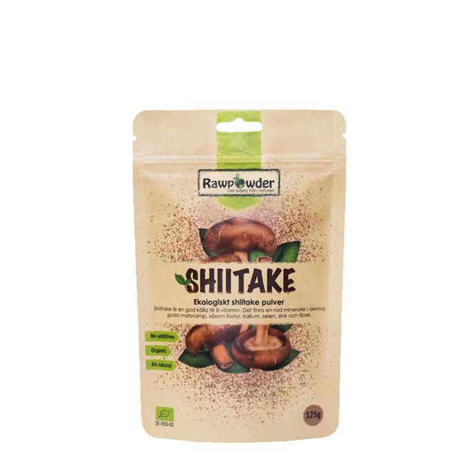 Økologisk Shiitakepulver 125 g