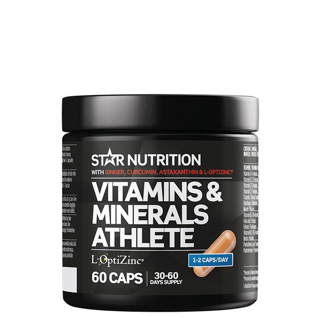 Ultimate Vitamins & Minerals Athlete 60 kapsler