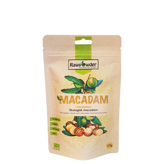 Økologiske Macadamianøtter 175 g