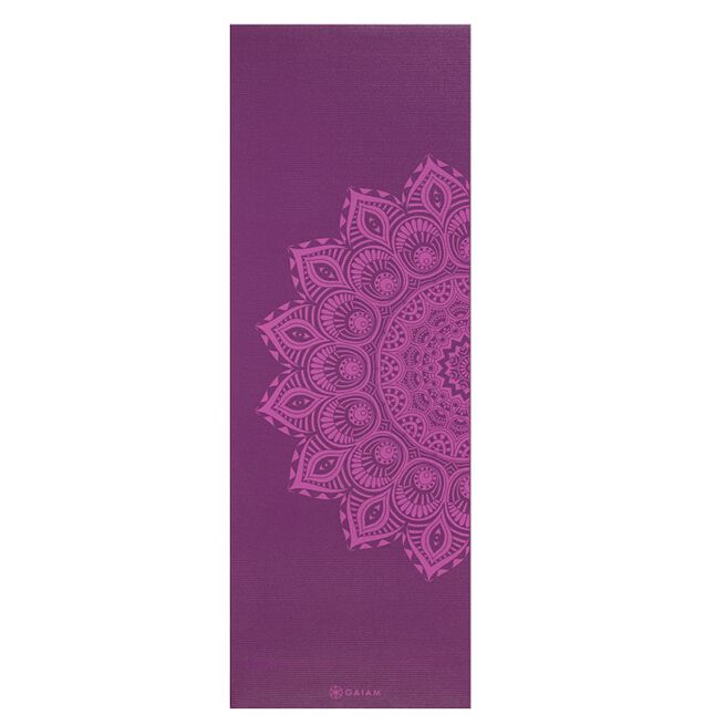 Yogamatte 6mm Purple Mandala