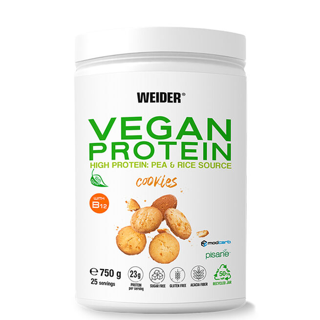 Vegansk Proteinpulver 750 g Cookies