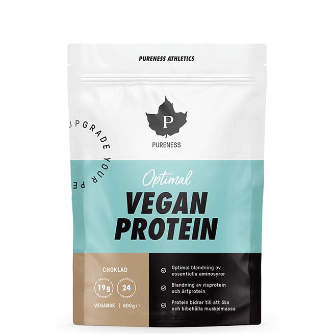 Athletics Optimal Eko Vegansk Protein 600 g Sjokolade Choklad